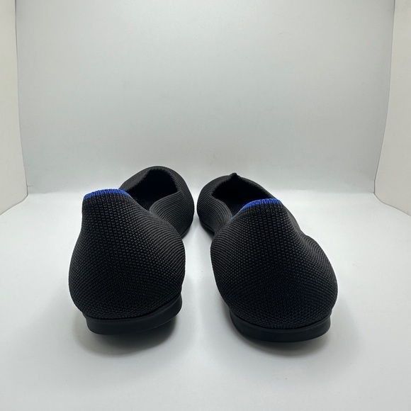 NEW Rothy’s The Flat Round Toe Knit Ballet Flat in Black Solid Women’s Sz 8 - Picture 6 of 10